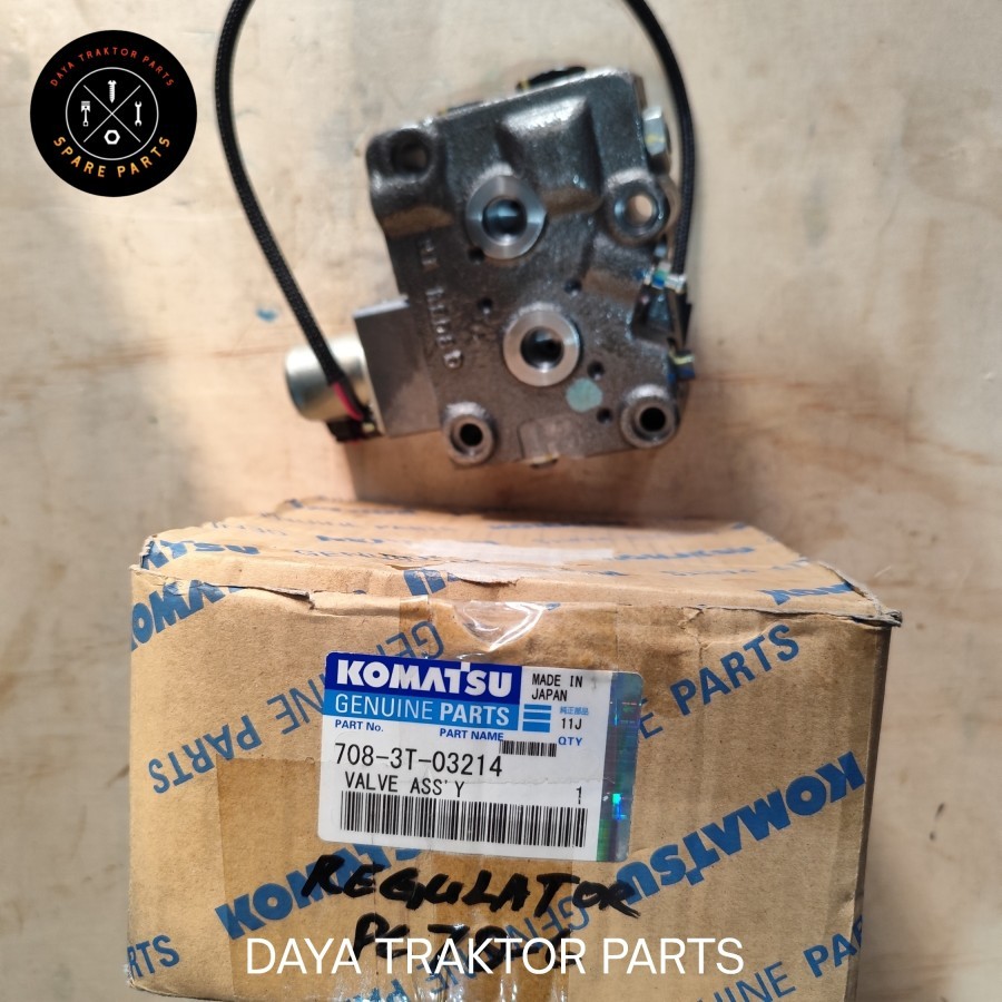 REGULATOR POMPA MAIN PUMP ASSY KOMATSU PC78US-6 PC78UU-6 PC78 708-3T-03214 GENUINE ASLI