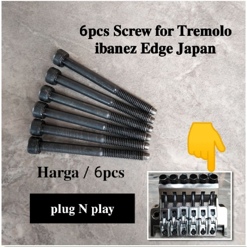 6pcs screw lockingnut string for Tremolo edge japan tremolo ibanez edge japan