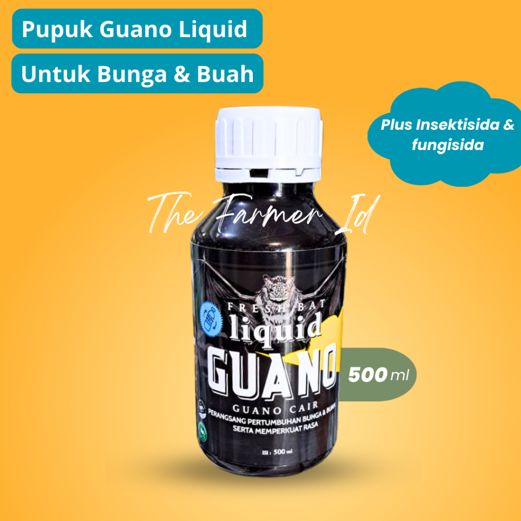 Pupuk Organik Cair - Poc Guano Cair  Untuk Tanaman Hias, Buah  & Sayuran
