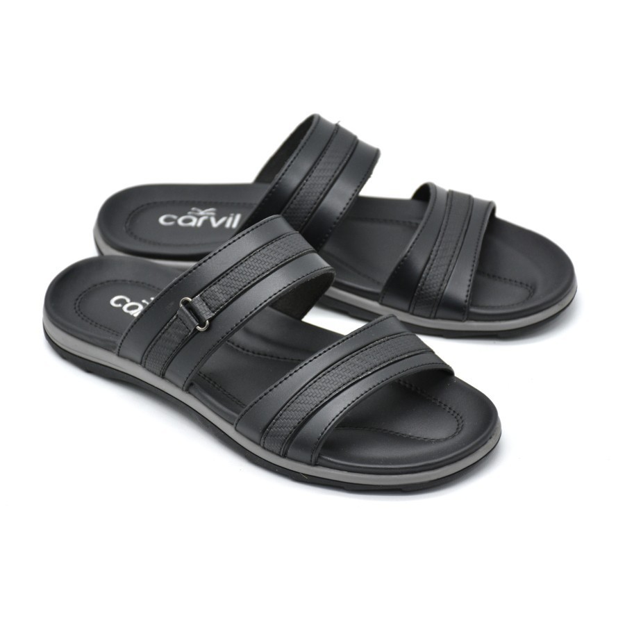 Carvil Sandal Pria Dunhil-02 M Black