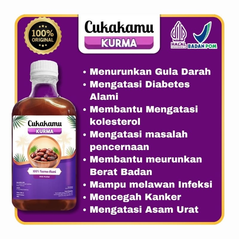 

cuka kurma produk kesehatan dan juga kecantikan