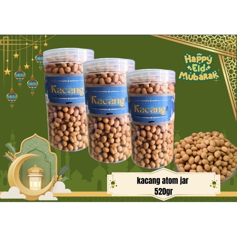

kacang atom jar 520gr
