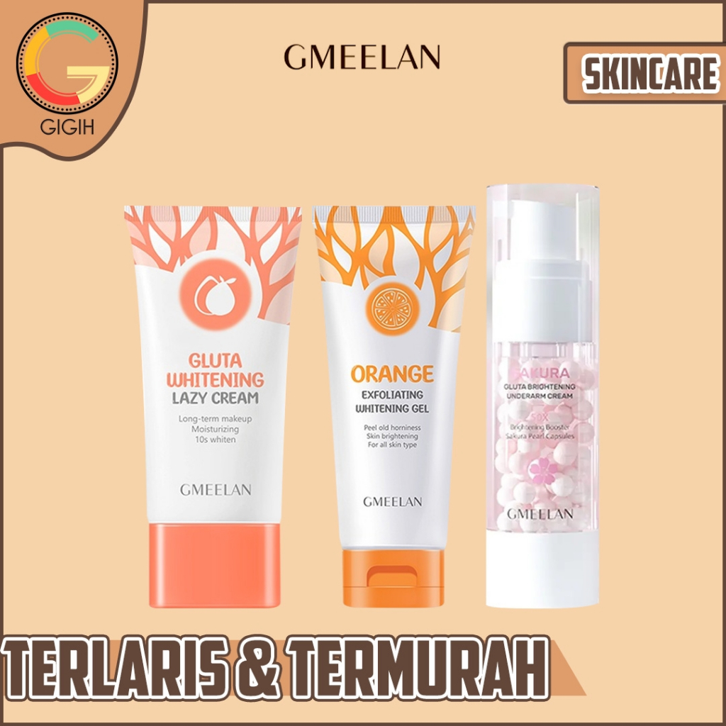 GMEELAN SKINCARE SERIES ( WHITENING LAZY CREAM / EXFOLIATING / UNDERARM CREAM )
