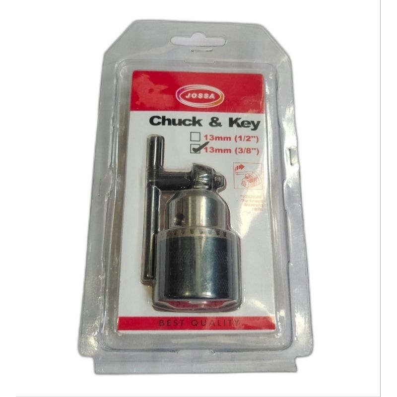 JOSSA Kepala bor 13mmX1/2x20UNF BLISTER  / JOSSA Drill Chuk 13mm x 1/2 x 20 UNF BLISTER