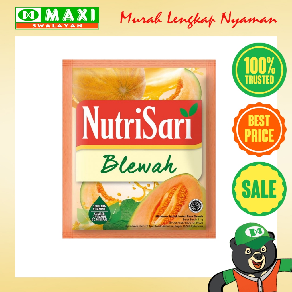 

Nutrisari Blewah isi 10 Sachet 15gr