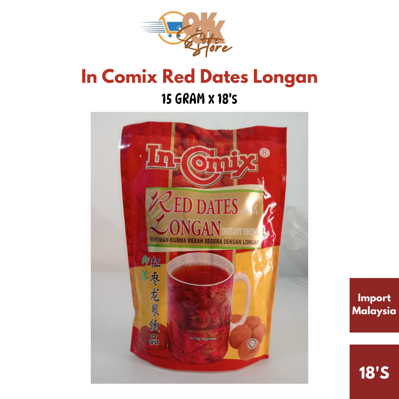 

Incomix Instant Red Date Tea Angco Teh Isi 18'S (Expiry 13 Agustus 2026)