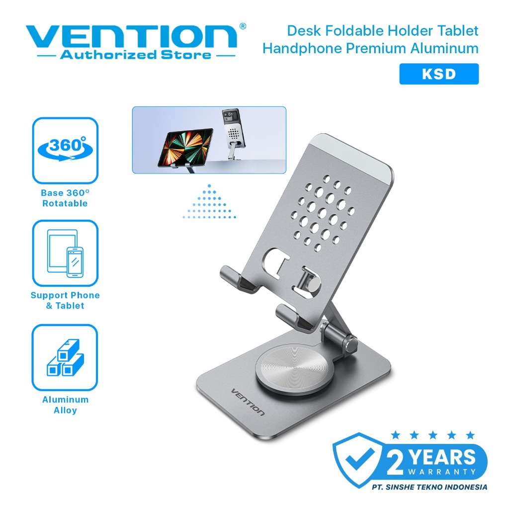 Vention Smartphone Tablet Stand Holder for Desk Mount Standing HP Meja KSG KSD