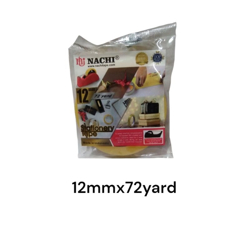 

isolasi kado nachi stationery tape 24mm dan 12mm