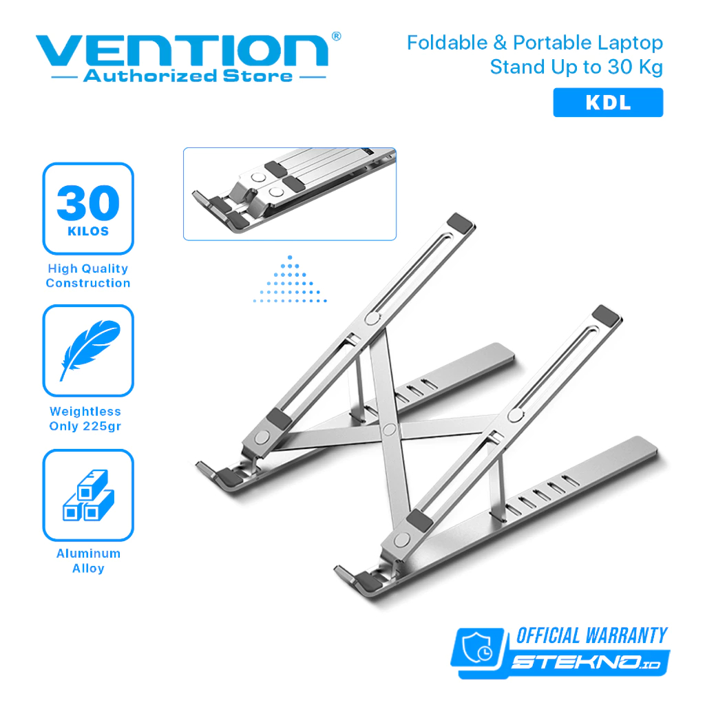 Vention Laptop Stand Portable Dudukan Laptop Adjustable Foldable KDL KDN KDM