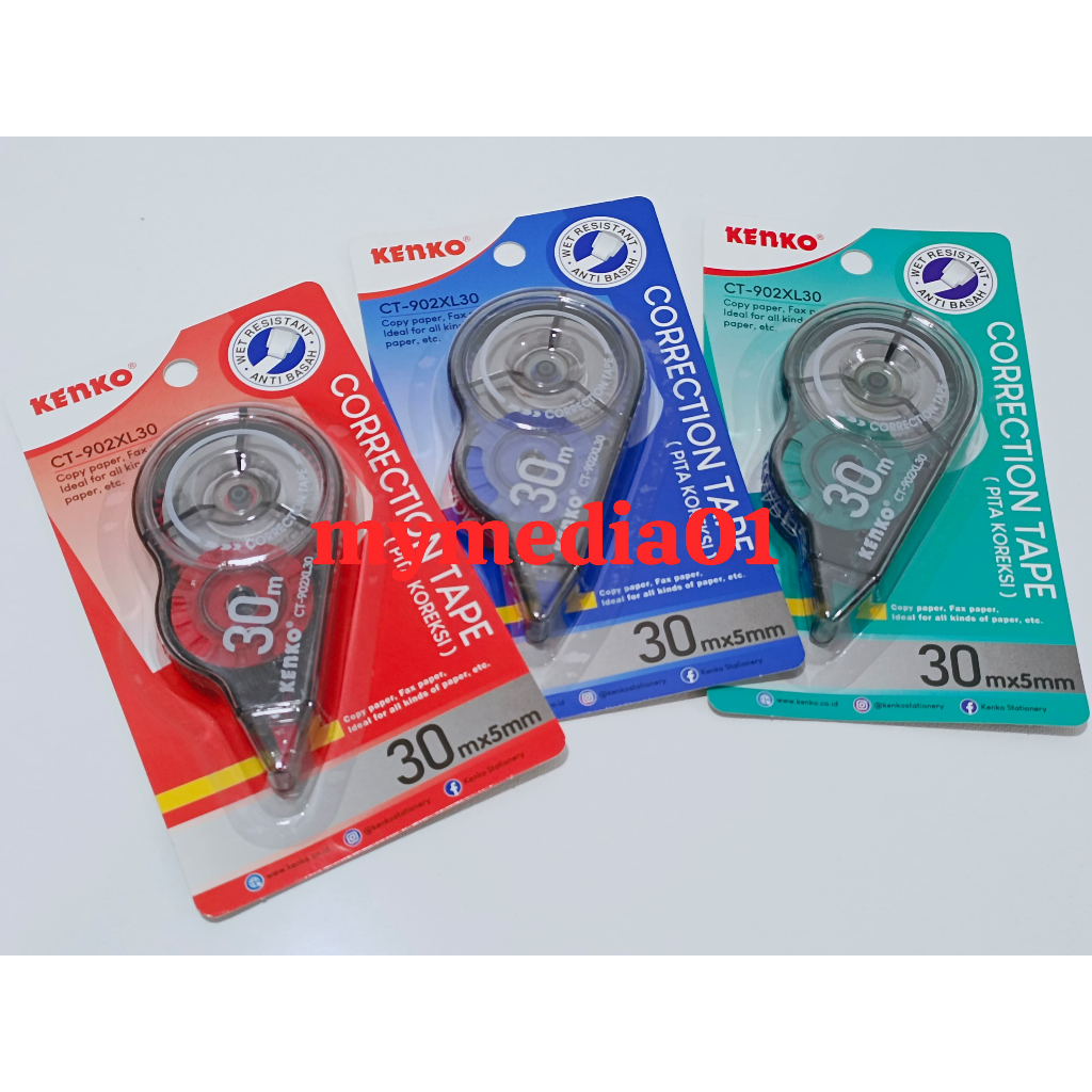 

CORRECTION TAPE KENKO CT-902XL 5MM X 30METER TERMURAH