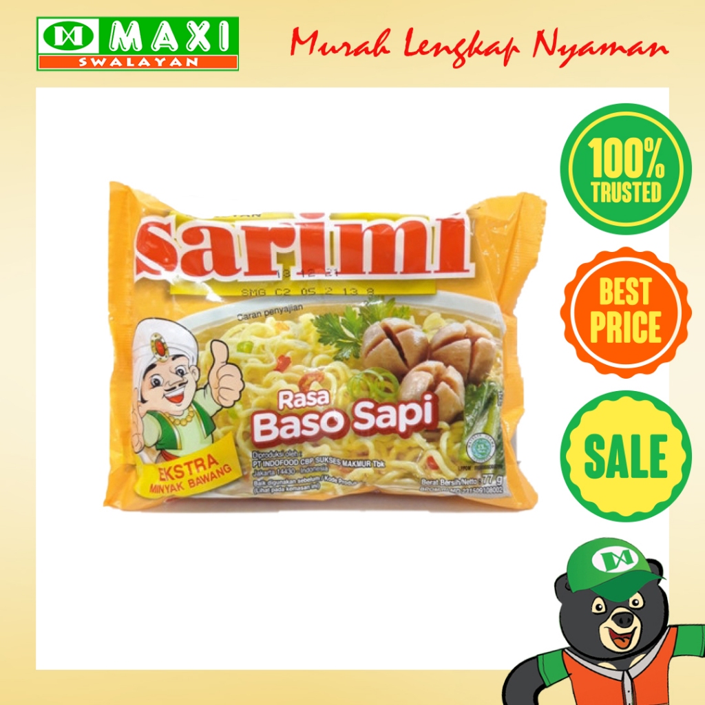 

Sarimi Rasa Boso Sapi kemasan 80gr