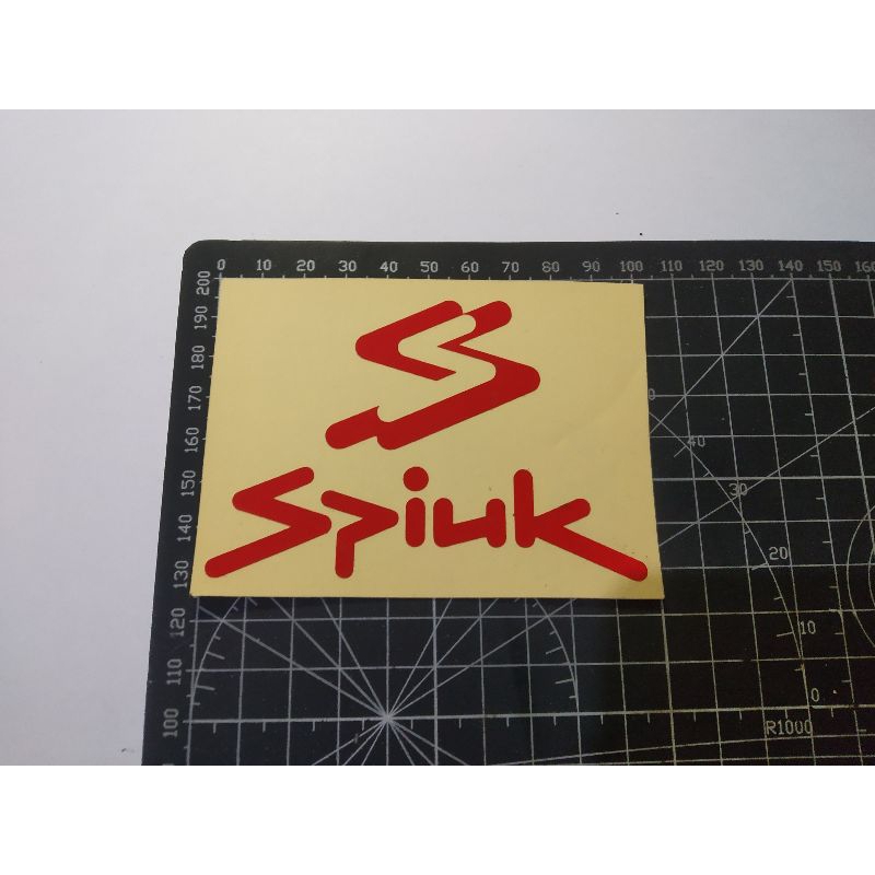 

stiker cutting spiuk