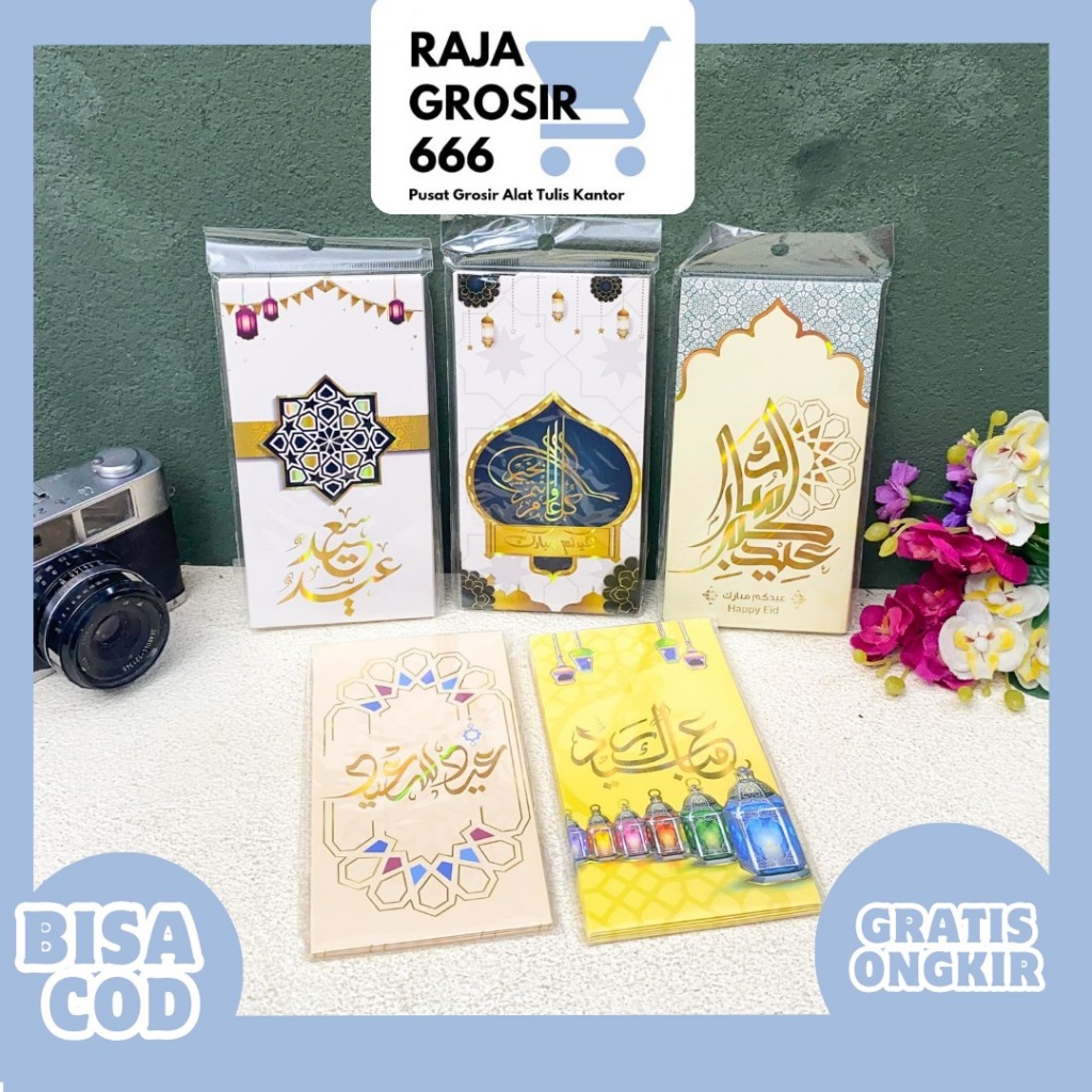 

AMPLOP LEBARAN 1 SET 5 PCS SEDANG 9 CM X 15 CM MN-1164 RAMADAN MEWAH SOUVERNIR KADO UNIK