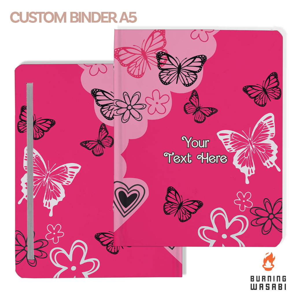 

Binder Barbie Girly Cute Anime Manga Aesthetic A5 6 20 Ring Custom Nama Agenda