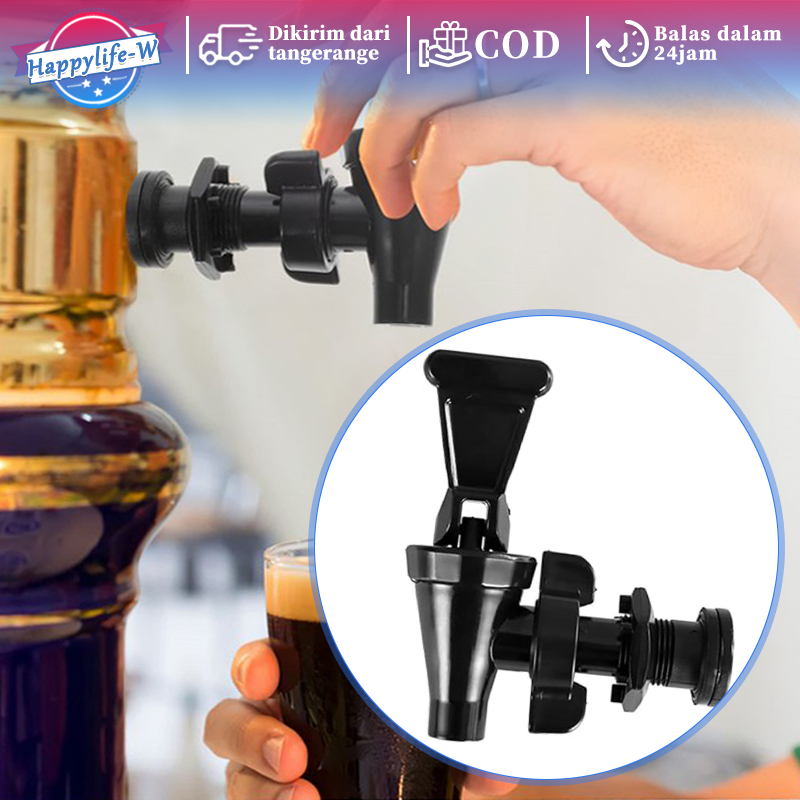 Kran Wine Dispenser Air Keran Hitam Keran Pengganti Dispenser Teh Untuk Water Boiler Krisbow 10, 16,