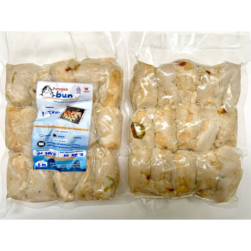 

Pempek tahu Abun isi 15pc sudah termasuk cuko