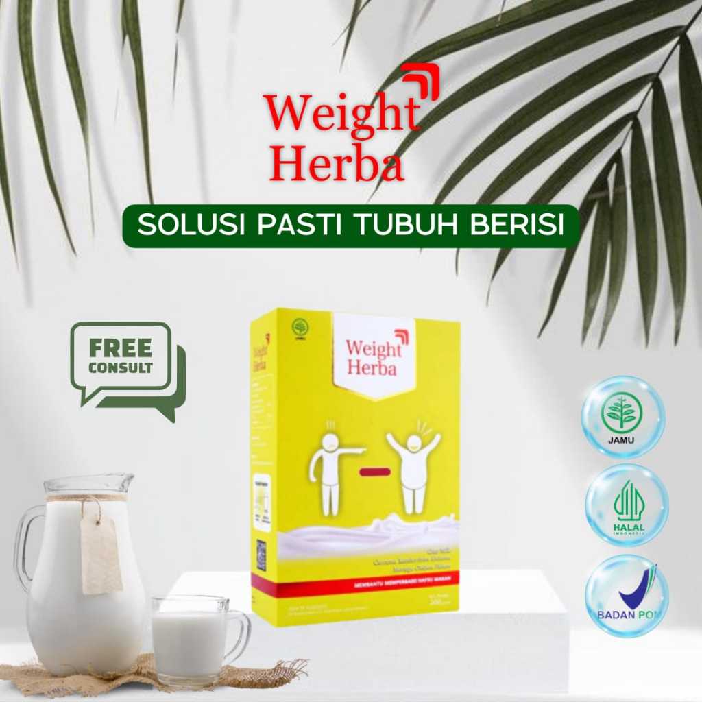 

Weight Herba - Susu Weight Herba 3x Lebih Ampuh Tambah Berat Badan Terbuat Dari Bahan Alami Penambah Berat Badan Tanpa Gula Tanpa Olahraga Perlancar Saluran Pencernaan JAKARTA
