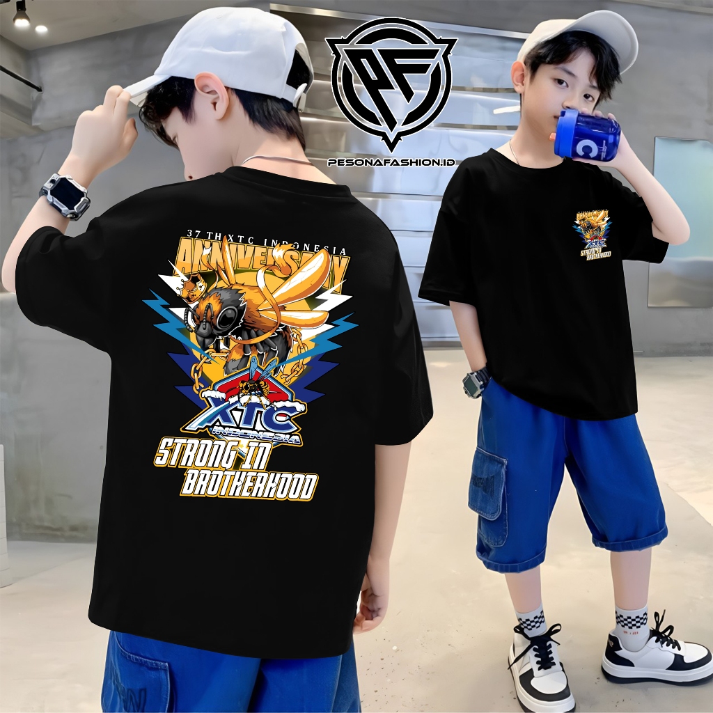 KAOS ANAK ANNIVERSARY XTC 37 TH BAJU XTC INDONESIA COTTON 30S