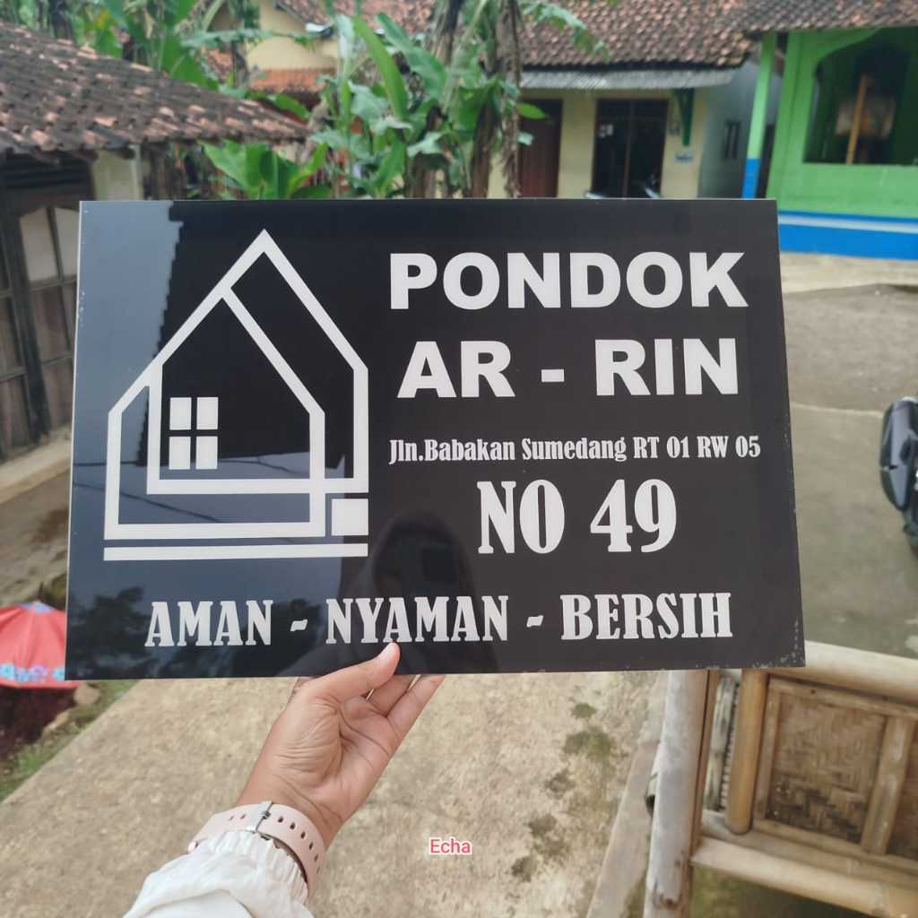 

PAPAN AKRILIK dan STIKER, PAPANNOMOR RUMAH, AKRILIK CUSTOM, TULISAN AKRILIK FREE DESAIN ( A 245 )