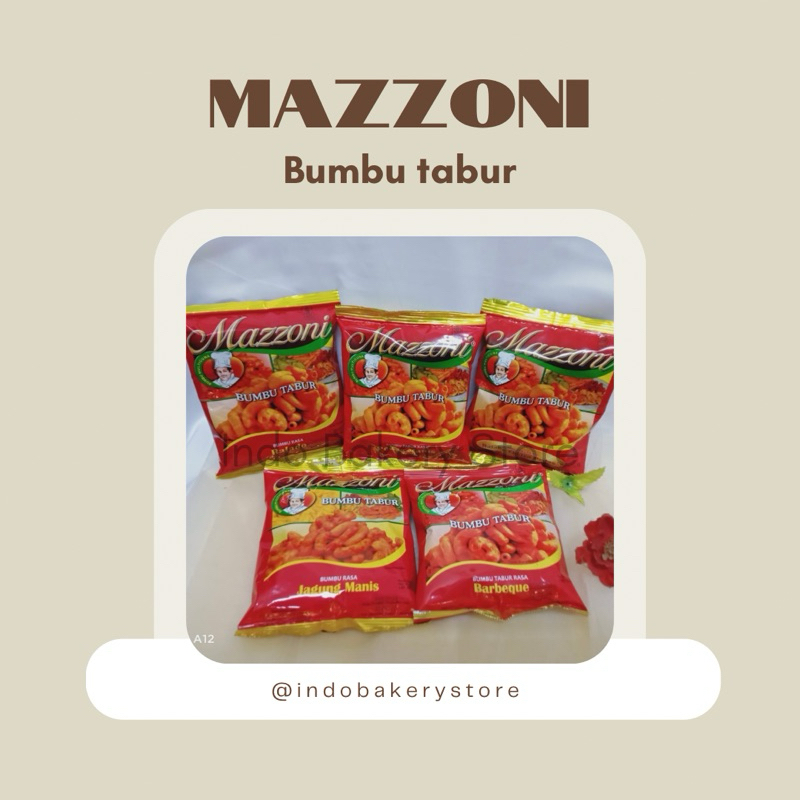 

Mazzoni Bumbu Tabur 100gr Per 1 pcs | BACA DESKRIPSI