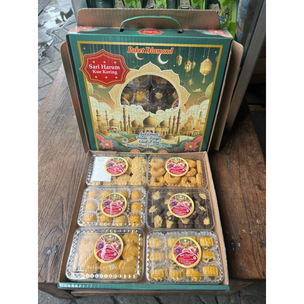 

Kue Lebaran Murah SARI HARUM KOTAK GRATIS BUBBLE WRAP TAHUN 2025