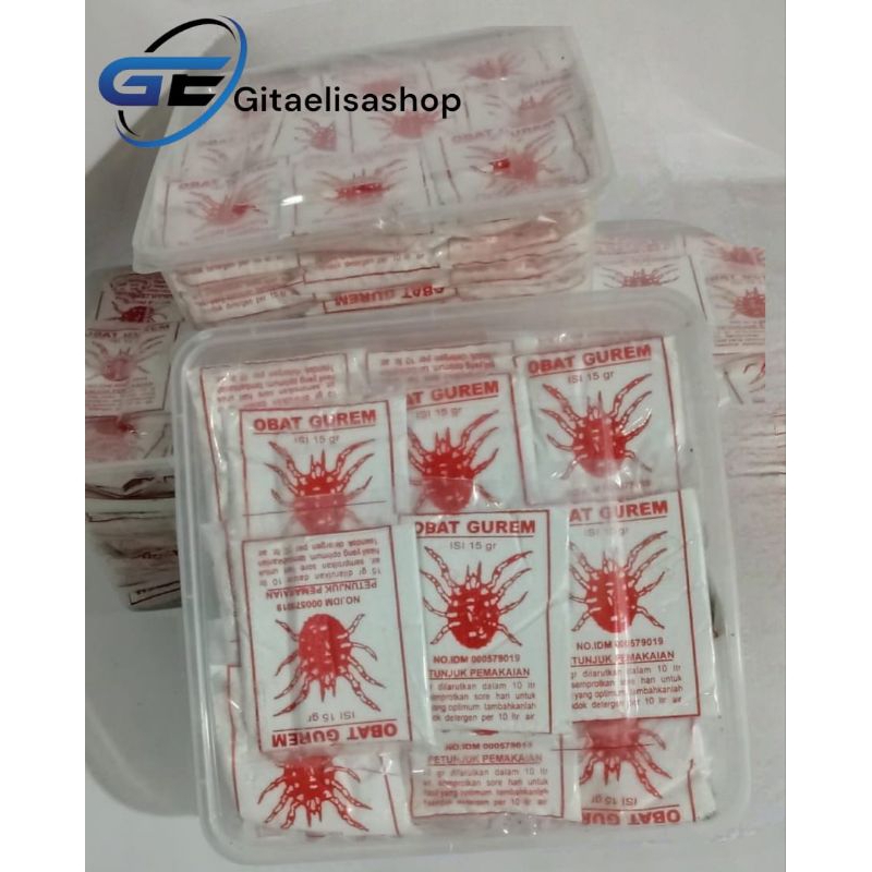 Obat gurem ayam -kutu sapi - kutu kambing. (1 Dus isi100 PCS)