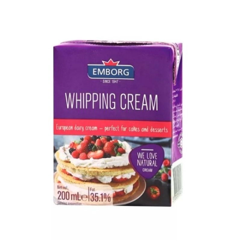 

Emborg Whipping Cream 200ml
