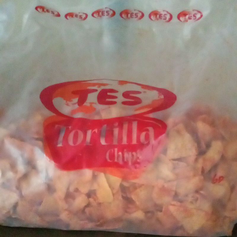 

tortilla tes pedas dan barbeque(Snack kiloan)