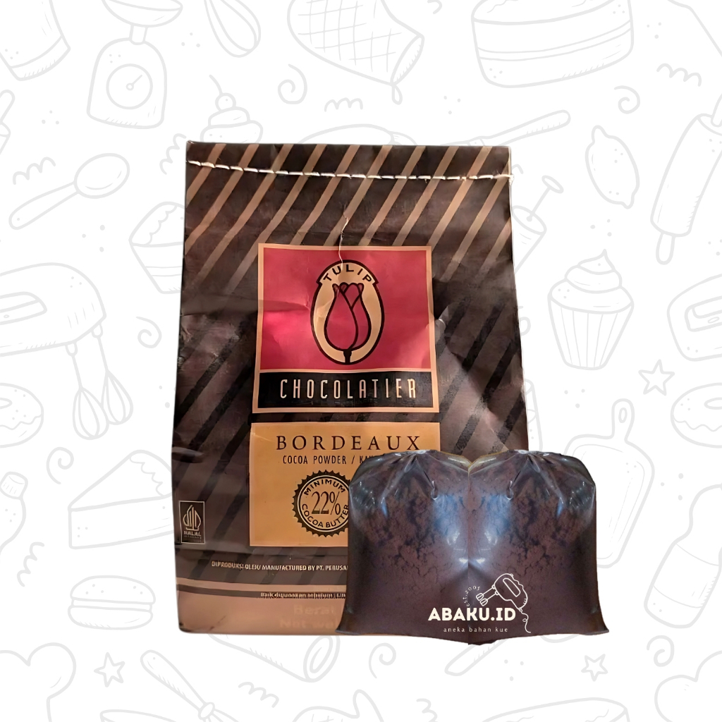 

TULIP COKLAT BUBUK BORDEAUX COCOA POWDER (REPACK) 1 KG