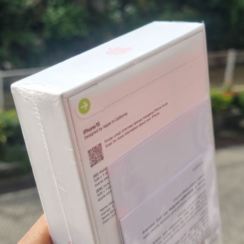 iPhone 15 128gb pink baru ibox