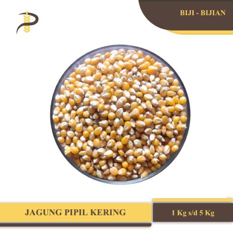 

Jagung Pipil Kering / Dried Corn Kernel - Natural | Organic | Gluten Free | Sugar Free | Non-GMO