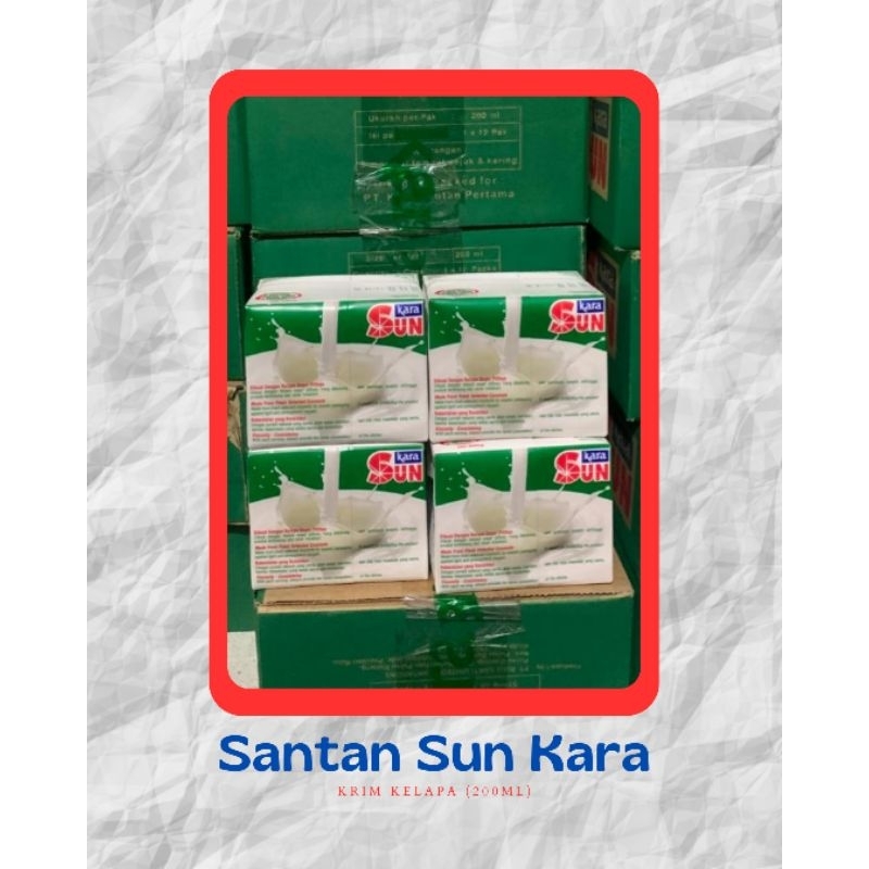 

Santan Sun Kara Santan Kelapa Kemasan 200ml