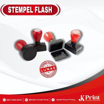 

JK PRINT STEMPEL FLASH CAP LUNAS CAP TOKO