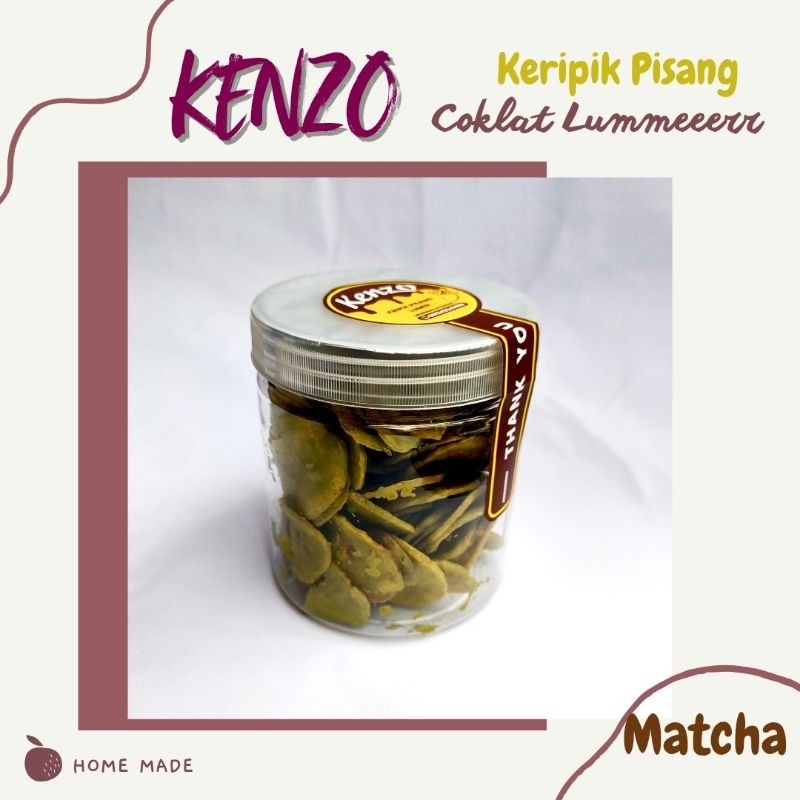 

KERIPIK PISANG LUMER COKLAT dengan varian MATCHA 250g / 600ml