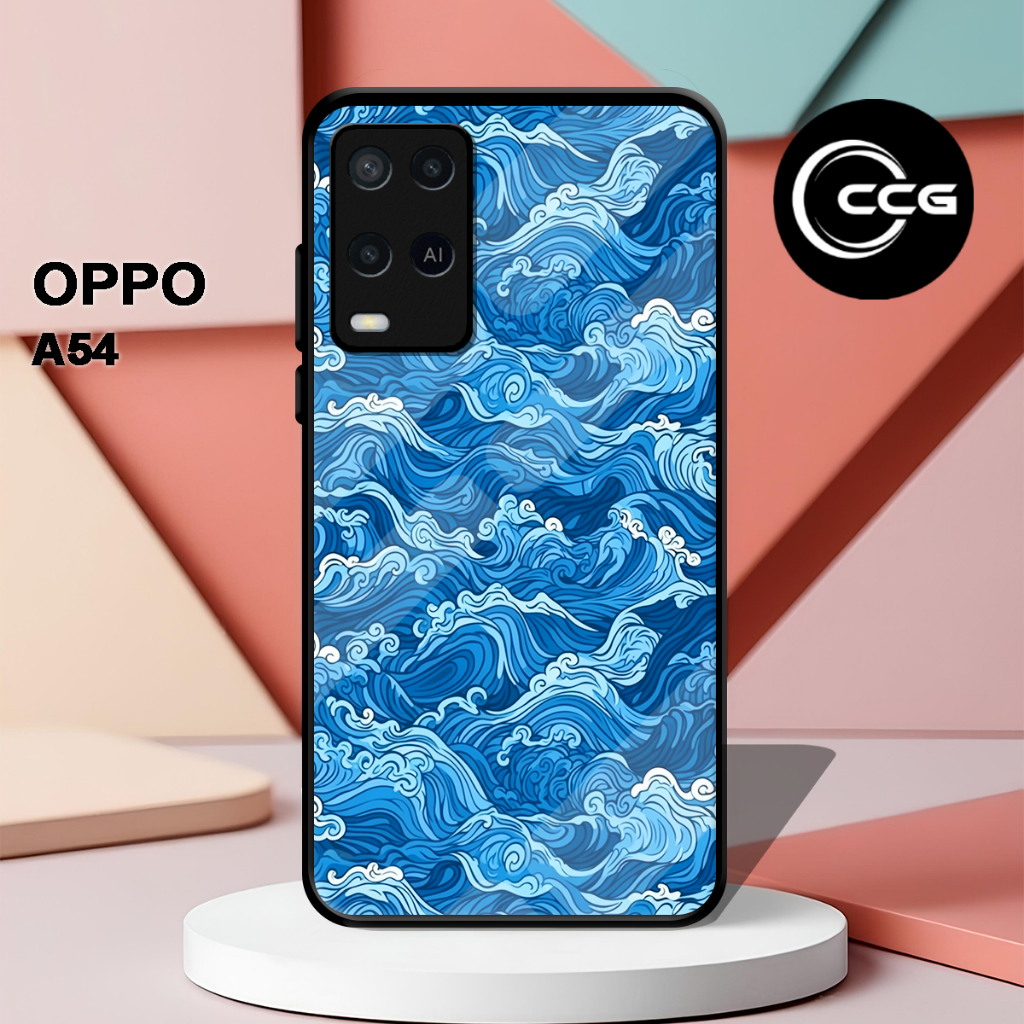 ( LV 10 ) Casing Case Sofcase Glossy Untuk hp Oppo A54 l Motif Anime l Abstrak l Cute l Lucu l Kesin