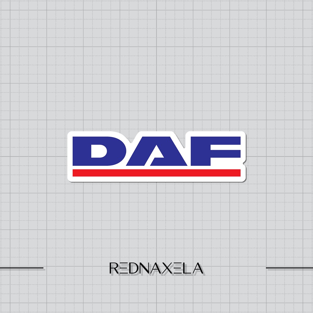 

Stiker Vinyl DAF Logo Stiker Laptop Stiker Koper High Quality Waterproof Sticker