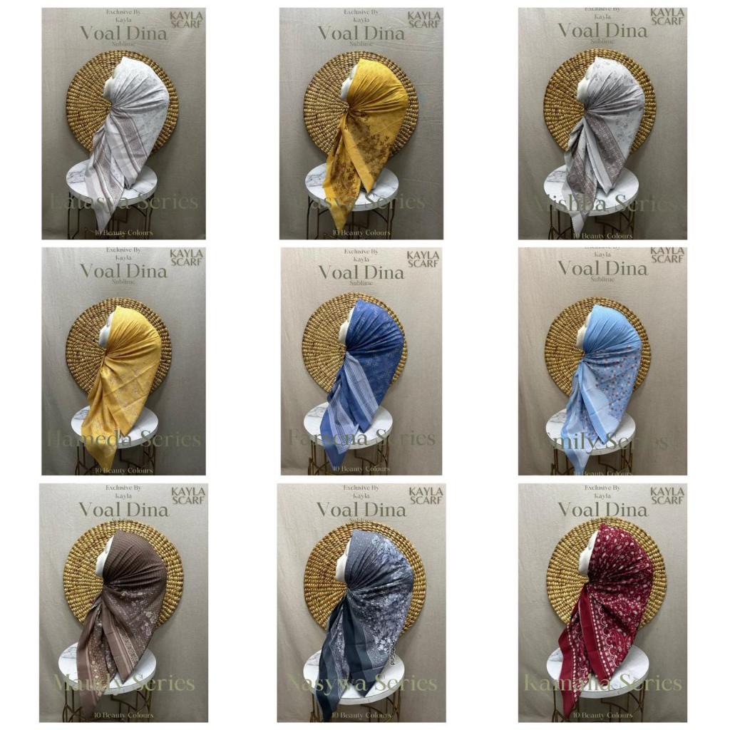 ETALASE 4 - Voal Dina Motif Premium by Kayla Scarf