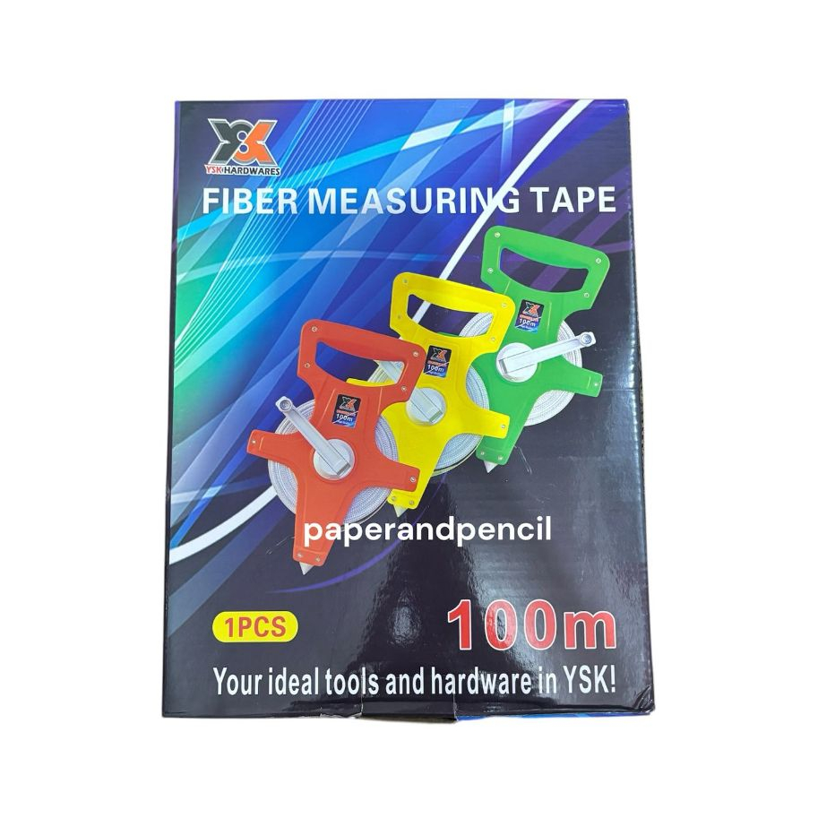 Meteran Tancap 100 METER / Meteran Tanah / Meteran Rol / Meteran Panjang MURAH