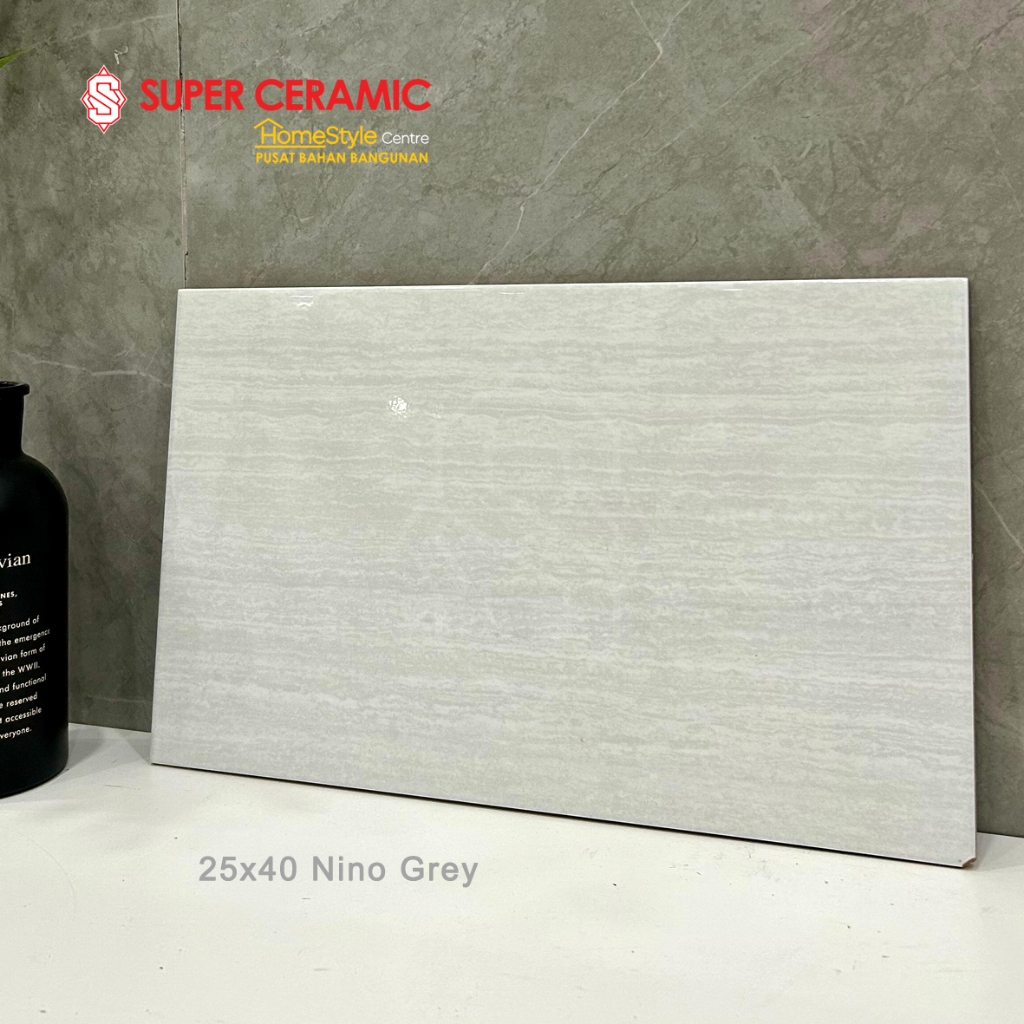 PLATINUM 25x40 Keramik Dinding - NINO GREY