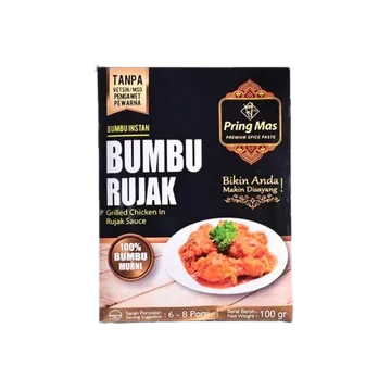 

Pring Mas Bumbu Instan Bumbu Rujak 100 Gr