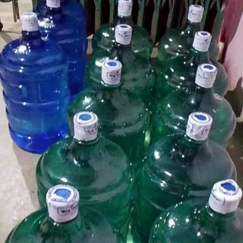 plastik segel galon custom 2 sisi/muka