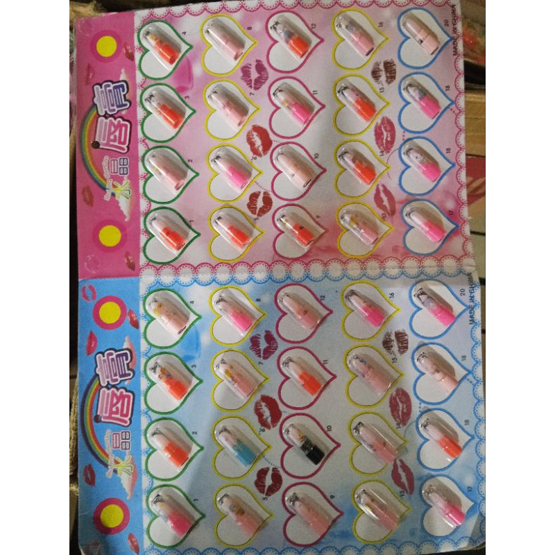 40 PCS LIPSTIK ANAK  MAIINAN LIPSTIK ANAK ANAK KAR