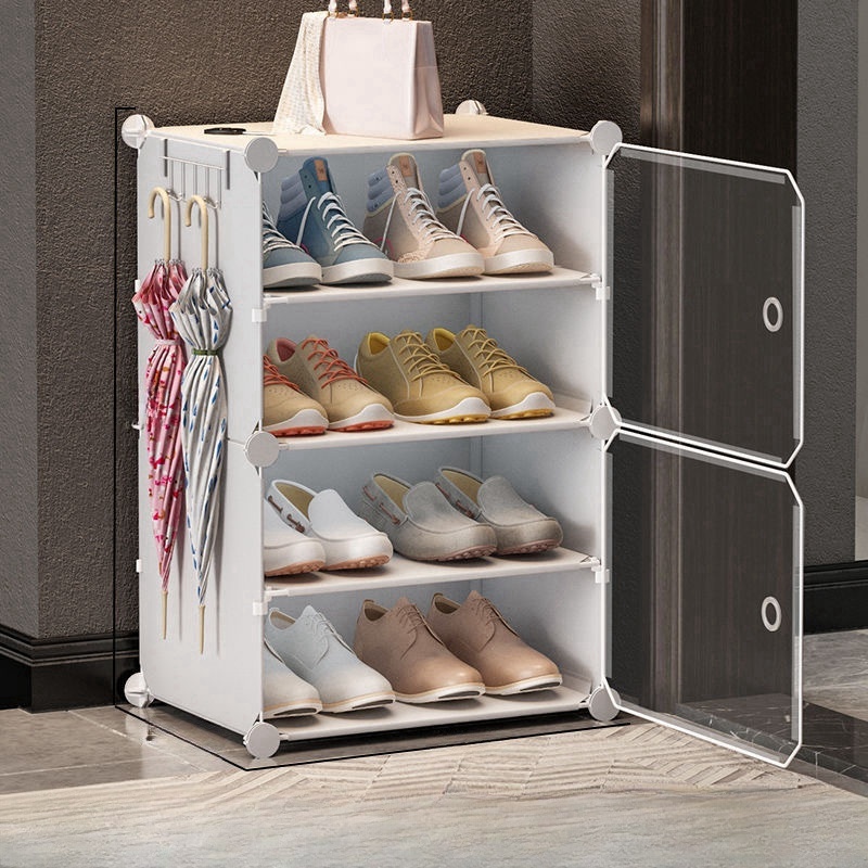 Rak Plastik Sepatu Multifungsi/ Transparan Susun Model Laci /Kotak Sepatu Plastik Tebal Serbaguna