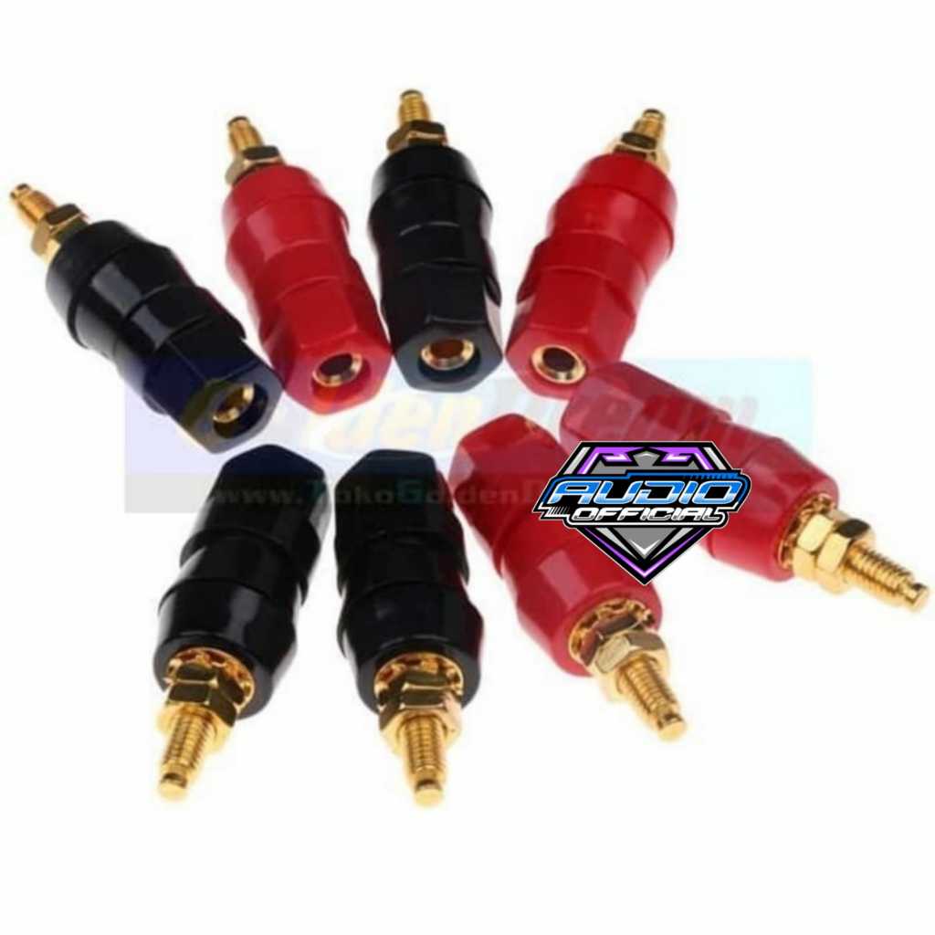Terminal Binding Post Single / Terminal Soket Banana 4mm Jack Speaker Power Pos