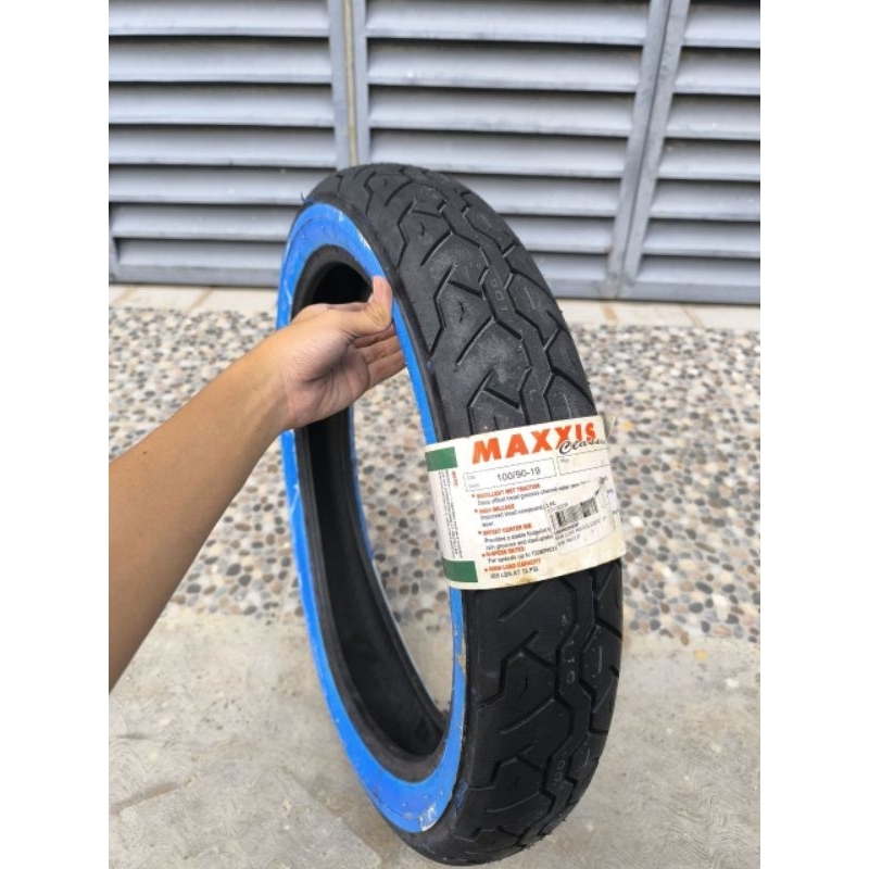 PROMO NOS BAN LUAR MAXXIS IMPORT 100/90-19 TUBELESS BARU STOK LAMA AMAN TIDAK CACAT.