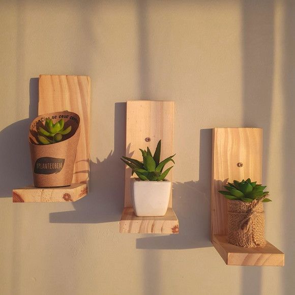 Rak dinding minimalis/Rak pot bunga kecil
