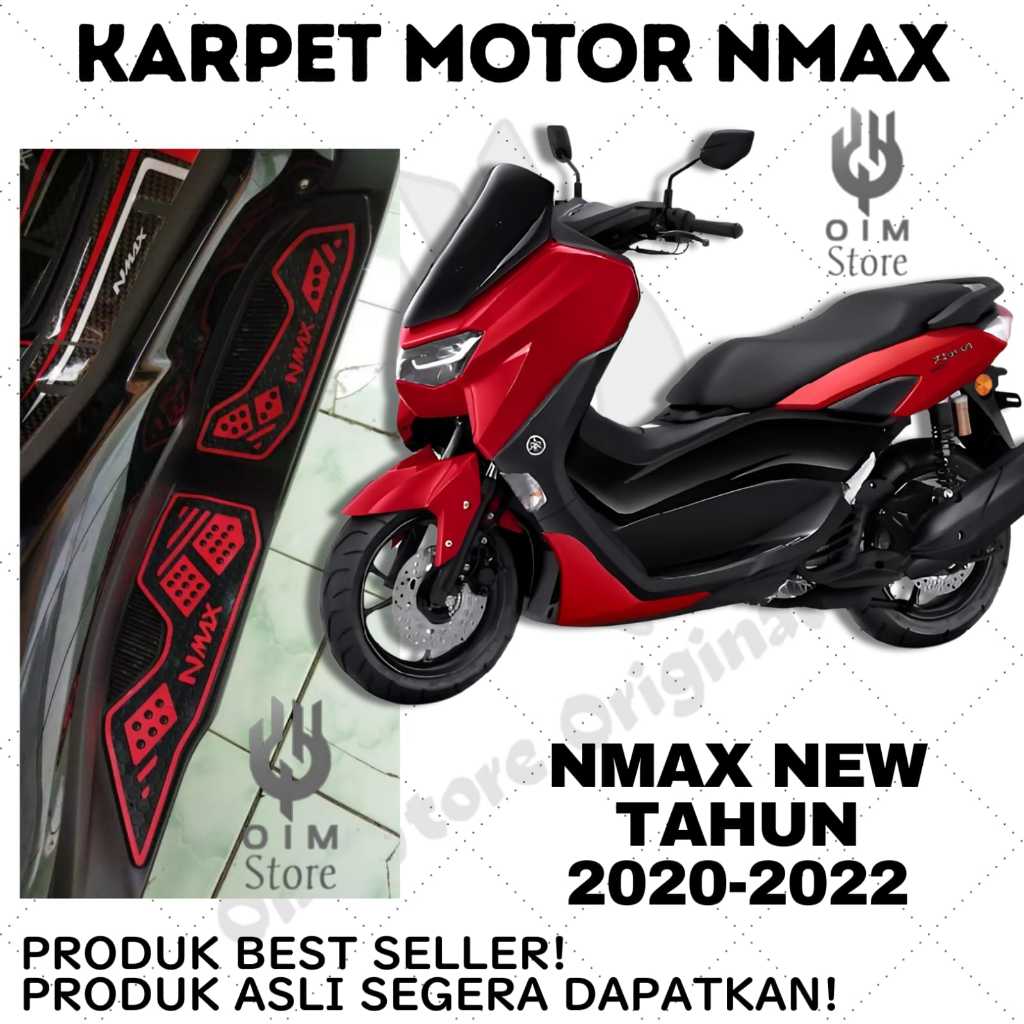 AllNewNmax l Karpet Karet Motor NMAX New 2023 2022 2021 alas kaki pijakan Bordesh all New NMAX 2022