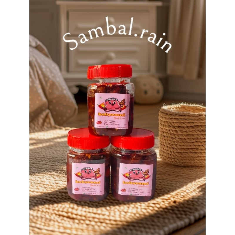 

sambal baby cumi sambal merah & sambal ijo 130gr+