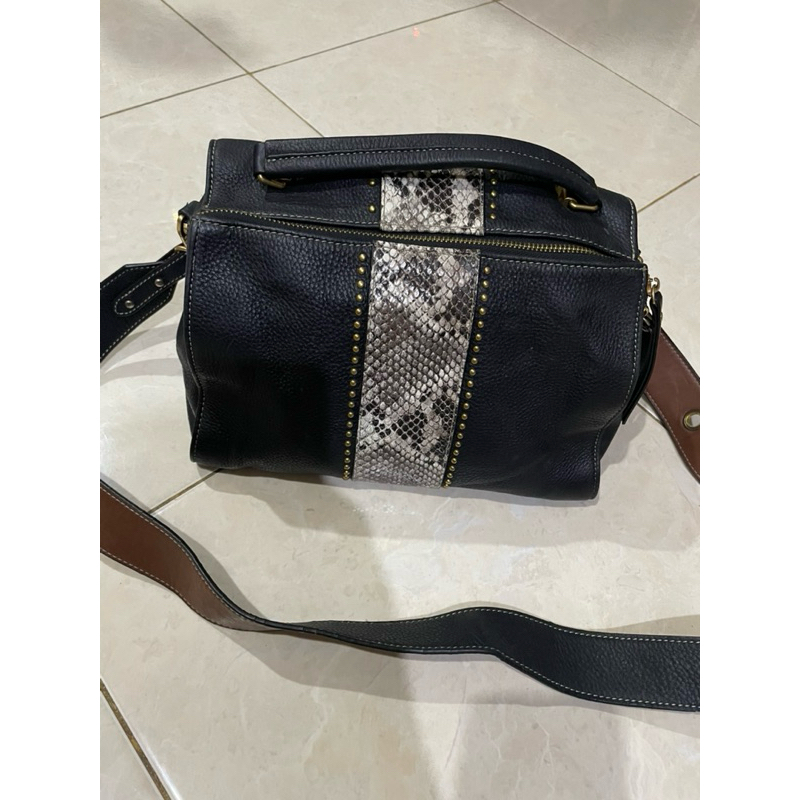 tas kulit asli second