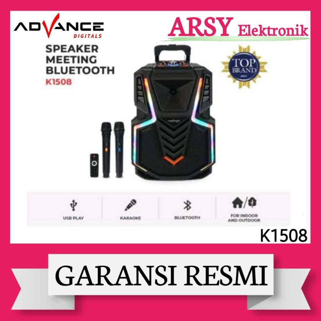 AMPLI MEETING ADVANCE 15INC K-1508/AUDIO MEETING ADVANCE 15INC K-1508 GARANSI RESMI